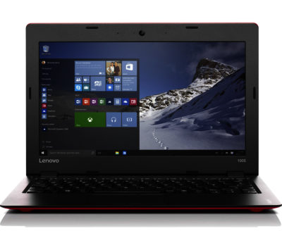 Lenovo IdeaPad 100s 14  Laptop - Red